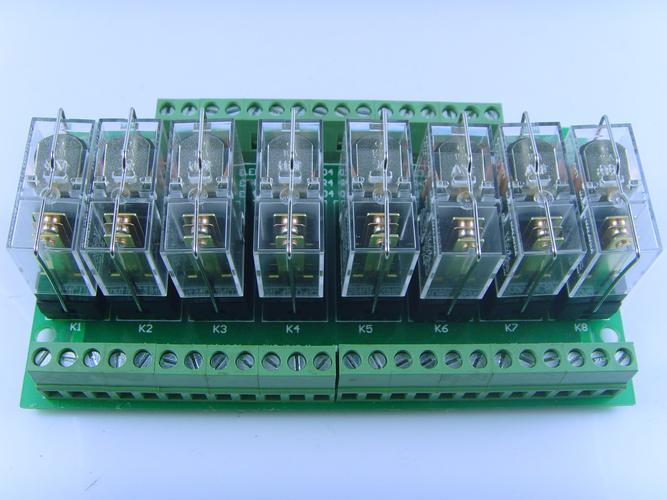 plc放大板 交直流放大板 8路plc继电器输出放大板 继电器模组 - plc放